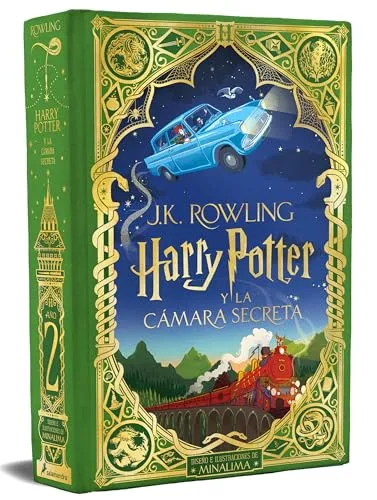 Harry Potter y la cámara secreta (Edición MinaL¡ma) - Interaktive illustrierte Kinderbuchausgabe der Freundschaftsgeschichte, perfekt für junge Leser, die die Magie von Harry Potter entdecken möchten.