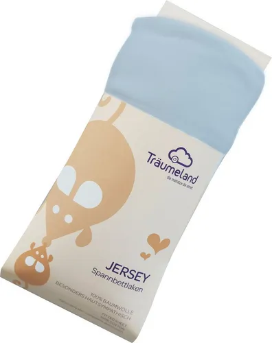 Träumeland Bettlaken kuschelweiches Spannbetttuch Jersey, Jersey, Gummizug: rundum, (1 Stück), aus 100% kuscheliger Baumwolle