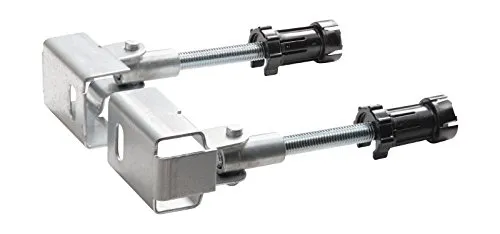 Geberit Bausatz Ecklösung Duofix 11835001 - Spülkästen: Universell einsetzbarer Bausatz für Eckmontage, tiefenverstellbar von 140 bis 200 mm, inklusive 2 Gewindestangen M10 für sichere Befestigung.