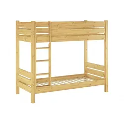 Erst-Holz Etagenbett extra stabil Kiefer 80x190 cm von Erst-Holz