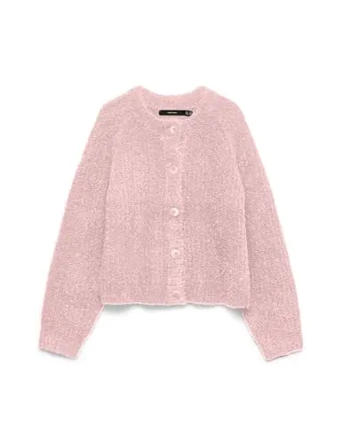 VERO MODA Vmcarmen Ls O-Neck Cardigan von VERO MODA