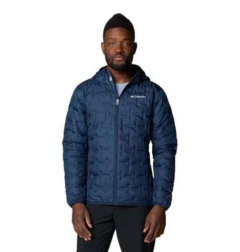 Columbia Delta Ridge II Down Hooded Jacket XL - Daunenjacke für Männer, wasserabweisend und winddicht mit 650er Daunenfüllung für exzellenten Wärmeschutz. RDS-zertifiziert für verantwortungsvolle Produktion.