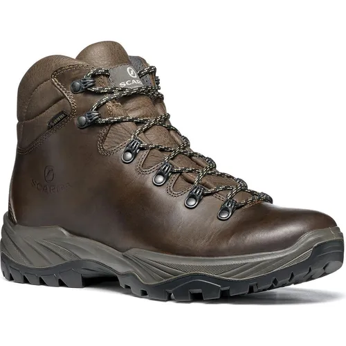 Scarpa Terra GTX Brown 41 EU - Herren Wanderschuhe - Wasserdichte Suede/Gore-Tex Wanderschuhe für optimalen Komfort und Schutz bei jedem Wetter, ideal für anspruchsvolle Wanderungen.