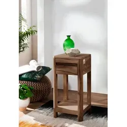 Beistelltisch TORONTO aus Sheesham-Holz 30x30x60 in braun von Massivholzmöbel24