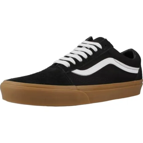 Old Skool Herren-Sneaker, Größe 41 - Einfarbige, flache Sneaker mit niedrigem Schaft – perfekt für lässige Looks und den Alltag.