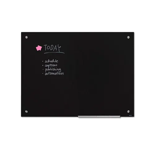 Showdown Displays Glasboard Scritto® 90x120cm Schwarz