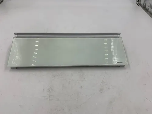 Nobo Notizboard Diamond Glass 1905174 - Präsentation: Ergonomisches Desktop-Memoboard aus kratzfestem Glas, inkl. Marker-Stift und Schublade für eine saubere und organisierte Arbeitsfläche.