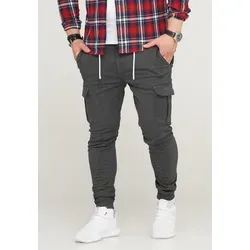 SOULSTAR Cargohose MPVEGAS Jogger-Hose mit elastischem Bund grau 33