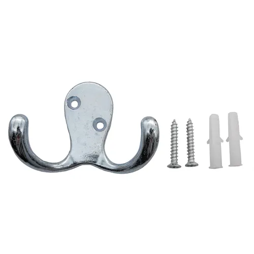1-3 Kleiderhaken Garderobenhaken Wandhaken Metall Haken mit Schrauben und Dübel
