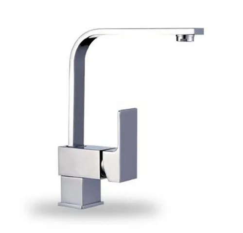 HAC24 Küchenarmatur - 360° Schwenkbarer Einhandmischer - Spültischarmatur aus verchromtem Messing, ideal für moderne Küchen. Der 360° Schwenkbereich ermöglicht flexibles Arbeiten an der Spüle.