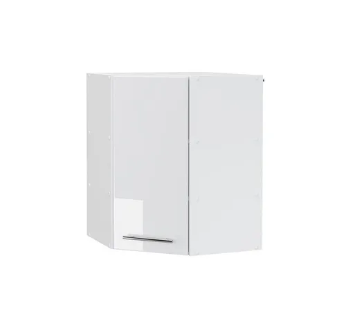 Vicco Eckhängeschrank Fame-Line, Weiß Hochglanz, 57 cm von Vicco