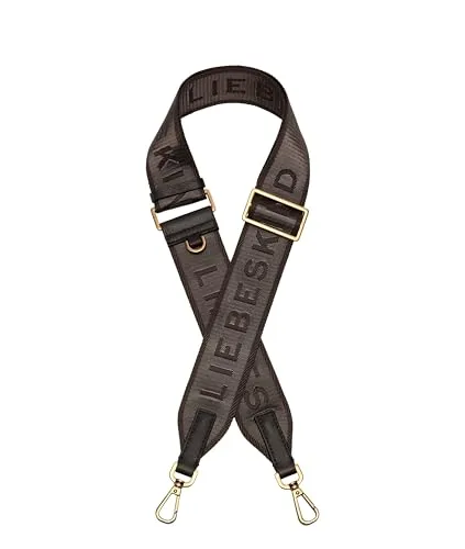 Liebeskind Berlin Women's Logo Webbing Strap 5 cm - Roasted - Gurte & Riemen, stilvoller 5 cm breiter Logo-Gurt aus strapazierfähigem Material für ein modisches Upgrade deiner Tasche.