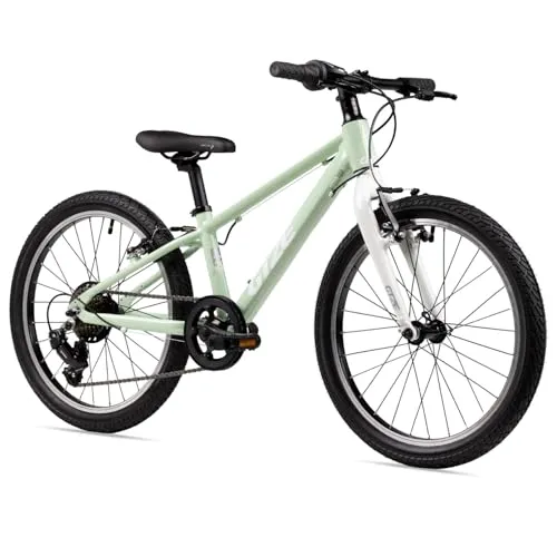Goetze Light Kinder & Jugend MTB Hardtail | 16/20 / 24 Zoll Fahrrad | Superleichter Aluminiumrahmen | 1/6 / 8-Gang Kettenschaltung | V-Bremse vorne & hinten | 90% vormontiert