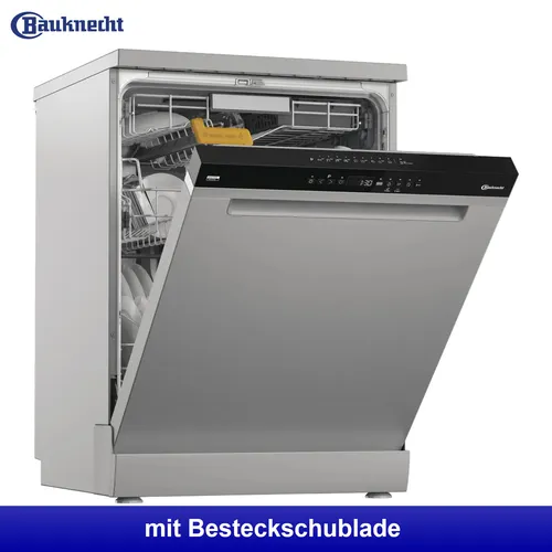 Bauknecht Geschirrspüler 60cm Freistehend Edelstahl
