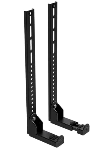Meliconi Universal Wandhalterung Soundbar Rotation VESA - Soundbar Halterung für flexibles Klangerlebnis, höhenverstellbar von 4-15 cm und universell kompatibel mit VESA-Fernsehern. Elegantes Design für Ihr Home-Entertainment.
