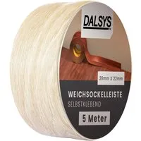 Dalsys Weichsockelleiste selbstklebend Eiche hell 5m
