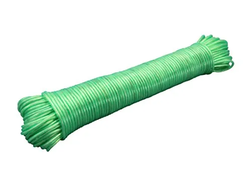 Buerstenmann Wäscheleine und Draht Core, grün, 40 m
