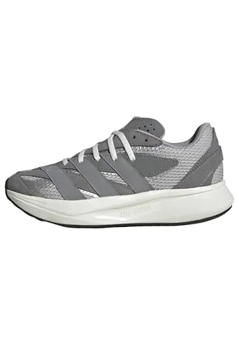 adidas Lightblaze J Sneaker, Grey Two Grey Three Silver Met, 38 EU - Sneaker mit normaler Passform und Schnürverschluss, aus hochwertigem Textil und Leder für optimalen Tragekomfort.