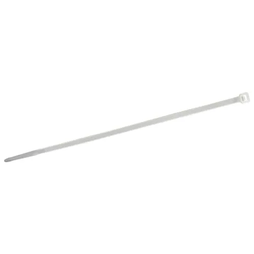 WETEC Kabelbinder naturfarben, 280 x 3,5 mm, Bündel-Ø 80 mm KB 2-75 (Befestigungsbinder Kabelband Montageband Montagebinder Straps Strapse Kunststoffkabelbinder Kabelbinderfuß) (Pack à 100 Stück)