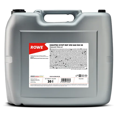 ROWE HIGHTEC SYNT RSP 290 5W-30 Motorenöl 20L