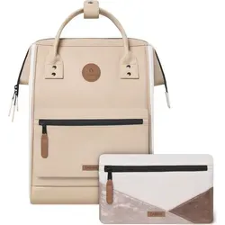 CABAIA Rucksack Essentials Backpack (Set, 3-tlg) - Stylischer Rucksack mit 3-tlg. Set, wasserabweisend und ideal für Alltag und Freizeit. Inklusive Utensilientaschen und Karabinerhaken für optimale Organisation.