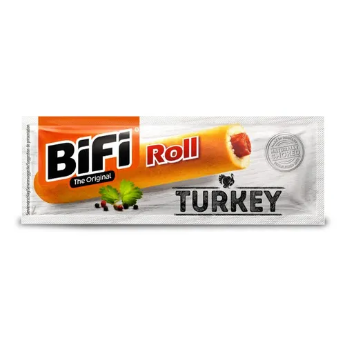  Bifi Roll Turkey, Snack, Geflügel-Salami, 45g 28,22€/1kg