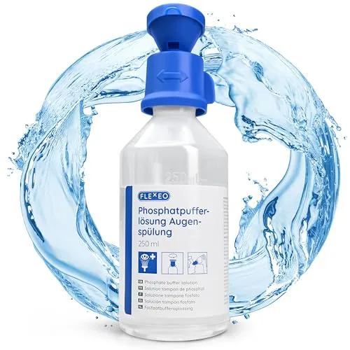 Augenspülung 250ml Phosphatpufferlösung von FLEXEO
