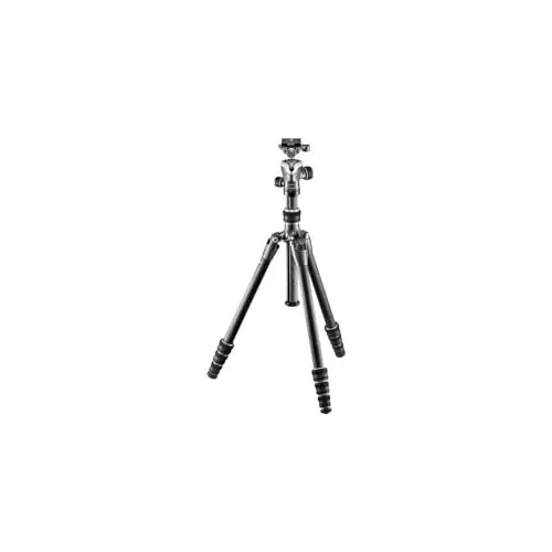 Gitzo GK0545T-82TQD Traveler Kit Serie 0 mit GH1382TQD Kopf - Leichtes und stabiles Dreibeinstativ, ideal für unterwegs, mit präzise einstellbarem Kugelkopf und kompaktem Design für einfachen Transport.