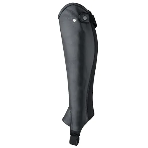 Lederchaps Classic in schwarz von ELT