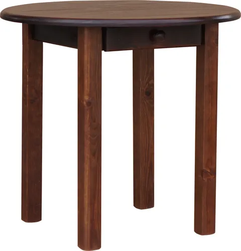 Esstisch Runder Küchentisch Nuss 90 cm