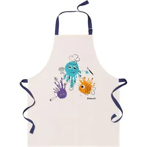 Pelikan Malkittel 101356 Malschürze, mehrfarbig, 5 - 7 Jahre, mit verstellbarem Nackenband