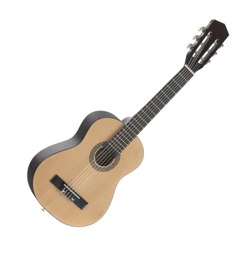 Classic Cantabile Acoustic Series AS-851 Klassikgitarre 1/4 - Gitarren für Kinder, ideal für Einsteiger von 4-7 Jahren, mit Lindenholz Korpus und Nylon-Saiten für einfachen Spielkomfort.
