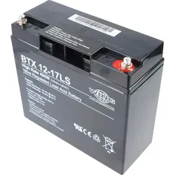Wing BTX12-17LS 12V 17Ah Bleiakku - Hochstromfähiger AGM Blei Gel Akku, wartungsfrei und ideal für verschiedene Anwendungen, fest verschlossen für maximale Sicherheit.