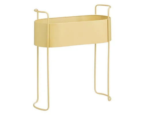 Mica Decorations Moritz Blumentopf auf Ständer 55x24x65 cm Beige - Der elegante Moritz Blumentopf von Mica Decorations ist ideal für Pflanzen und setzt sie perfekt in Szene. Sein schlankes Design sorgt für einen modernen Akzent in jedem Raum oder Garten.