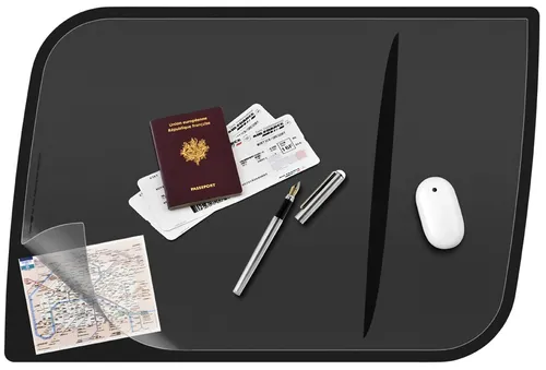 CEP Schreibunterlage CONFORT, 664 x 444 mm, schwarz in schwarz von CEP