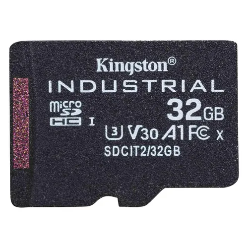 Kingston Technology Industrial Speicherkarte 32 GB - Speicherkarten mit 32 GB Speicher, robust und ideal für industrielle Anwendungen sowie hohe Temperaturbeständigkeit.