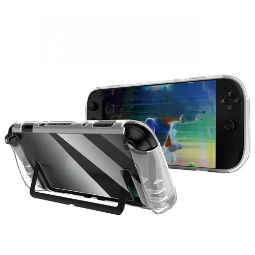 Für Nintendo Switch 2 Full Body TPU Anti Rutsch Schutz Hülle Cover Transparent