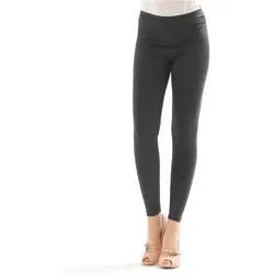 SYS Leggings Damen lange Leggings lang Baumwolle Hose Wäsche Hauteng grau M