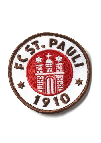 FC St. Pauli Aufnäher FC St. Pauli Aufnäher FC St. Pauli Logo 8x8cm
