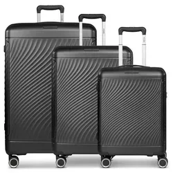 Picard Hartgepäck Koffer-Set 3-teilig in schwarz von Picard