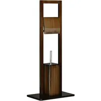 Wc Garnitur Bambus Toilettenbürsten-Set - Toilettenbürsten & -halter aus nachhaltigem Bambus, freistehend und elegant, perfekt für ein stilvolles Badezimmer.
