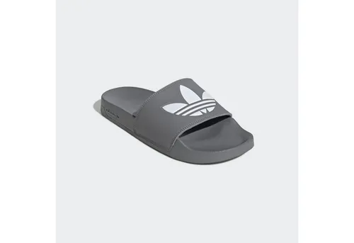 adidas Originals LITE ADILETTE Badesandale grau 40 2/3 EU - Badeschuhe in sportlichem Design, ideal für Schwimmer. Fällt klein aus, bitte eine Größe größer bestellen für optimalen Tragekomfort.