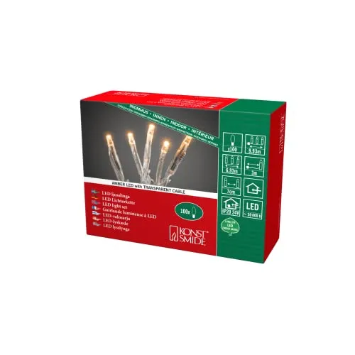 Konstsmide 6354-823 Micro LED Lichterkette in weiß von Konstsmide