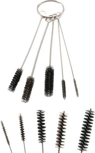 Reinigungsbürste Düsenbürste 5 tlg. Set Pfeifenreiniger Rohrbürste Rundbürste