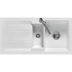 Systemceram Keradomo Genea 100 F Spüle – Reversible Spüle für flächenbündigen Einbau