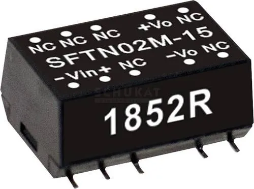 Produktbild MEAN WELL SFTN02M-12 DC/DC-Wandlermodul 167mA 2W Anzahl Ausgänge: 1 x Inhalt 1St.