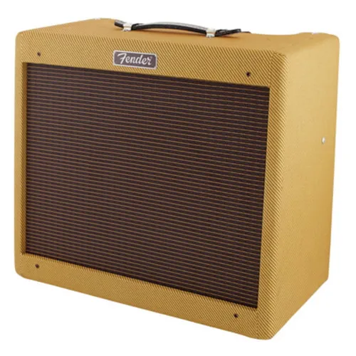 Fender Blues Junior Lacquered Tweed Gitarrenverstärker - Röhrenverstärker mit 15 Watt, 12