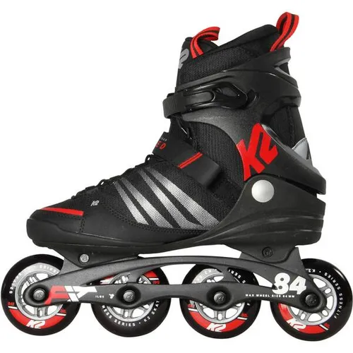 K2 Inline Skates F.I.T. 84 SPEED ALU für Herren - Renn-Skates mit original K2 Softboot für optimalen Komfort, Stability Plus Cuff für extra Stabilität und ILQ-5 Kugellager für schnelles Fahren.