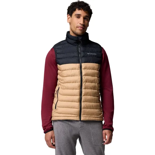Columbia Powder Lite II Vest XXL - Wasserabweisende Herren Weste - Outdoor Westen für Herren mit Omni-Heat-Innenfutter für optimale Wärme und Komfort. Ideal für kühle Tage beim Wandern oder im Alltag, wasserabweisend und mit praktischen Taschen.