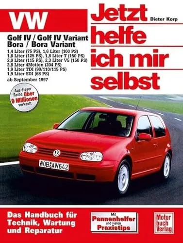 Jetzt helfe ich mir selbst (Band 211): VW Golf IV, Bora & Variant - Umfassende Reparaturanleitung für Benziner und Diesel, ideal für DIY-Automechaniker und VW-Fans.